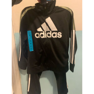 NWT adidas Toddler Boys 2-pc. Track Suit Black Size 4T MSRP $52